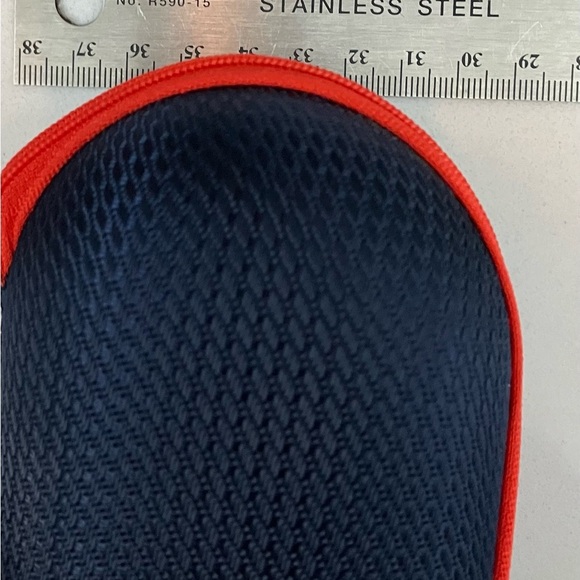 Zeal Optics Black and Red / orange Glasses Case with Pouch - Picture 5 of 7